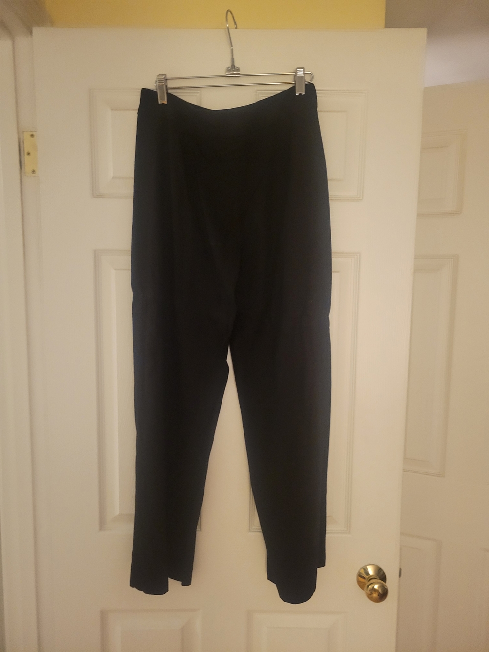 Tahari Black Linen Pants